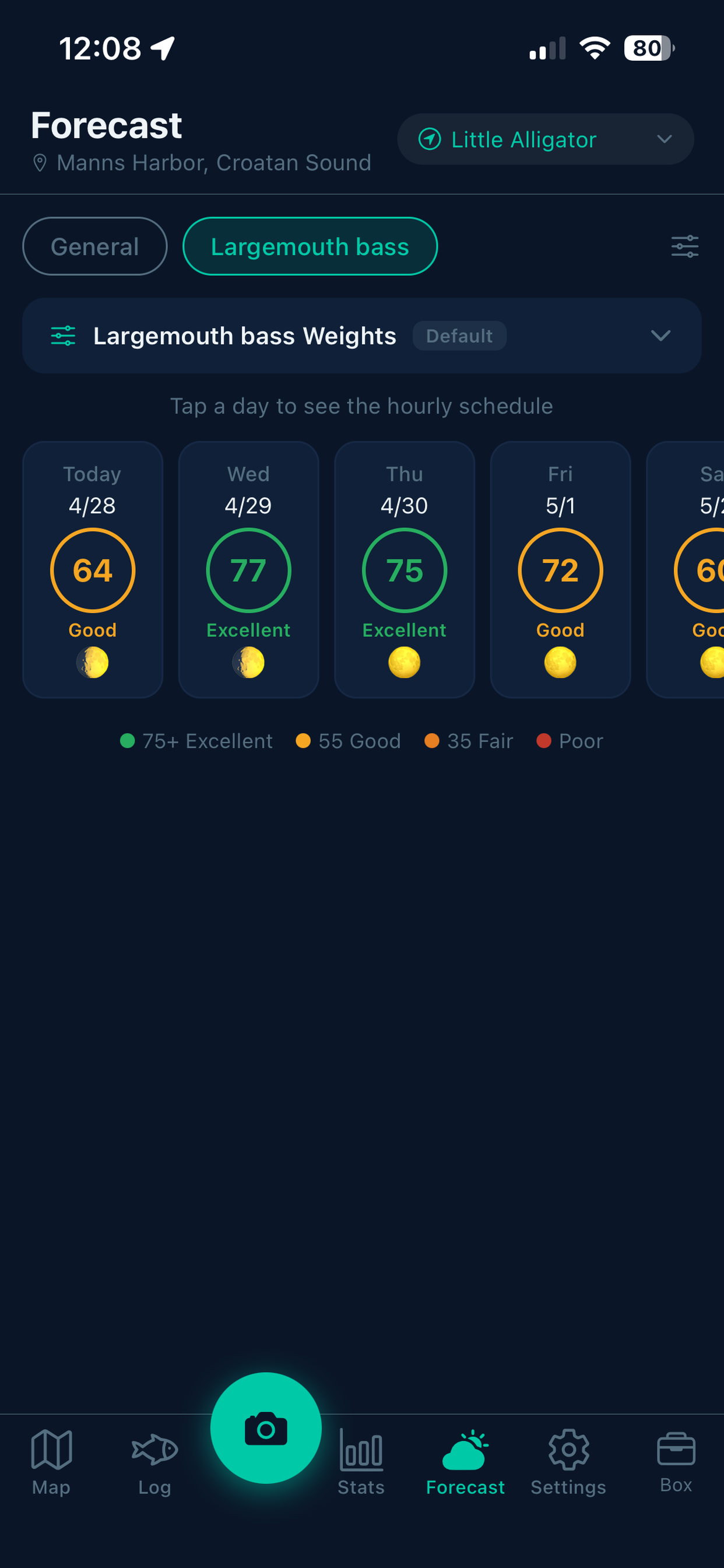 10-day forecast overview